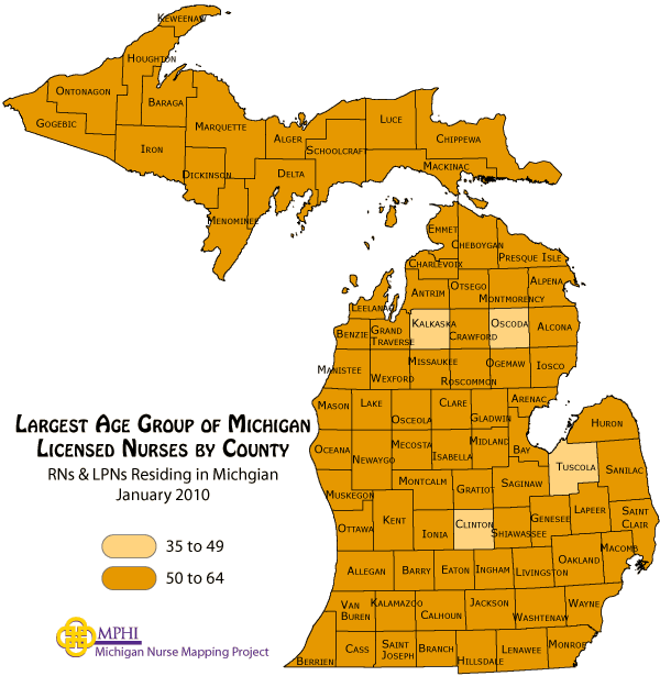 largest age group map